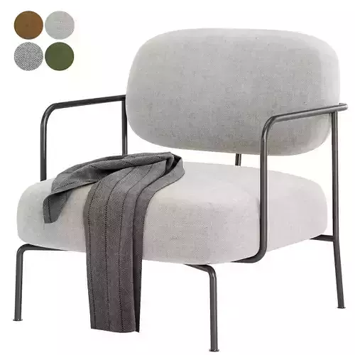 BEATLES lounge chair by grado design 3D model