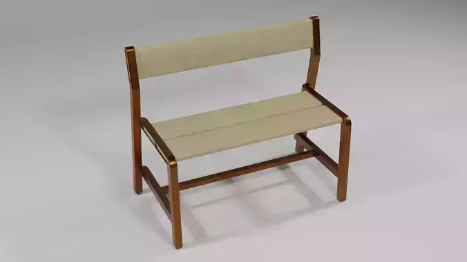 Ikea bench in pearl ash and bronze