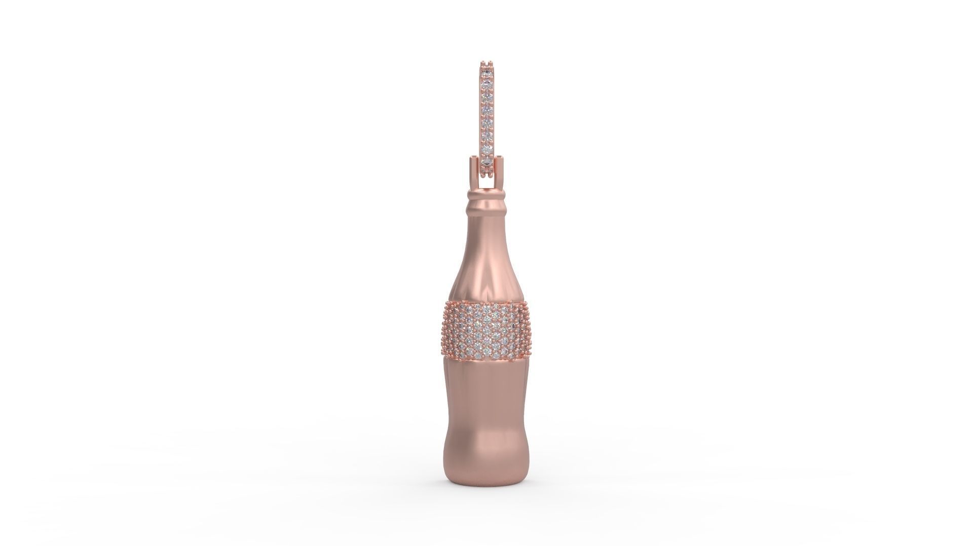 Coca Cola Pendant  3D print model_8