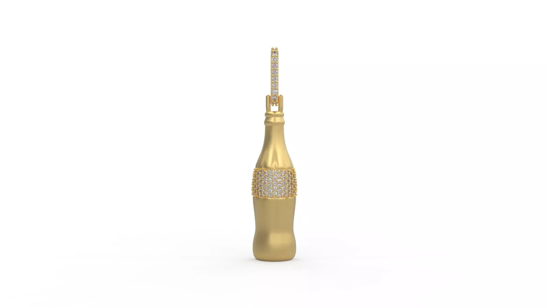 Coca Cola Pendant  3D print model_0