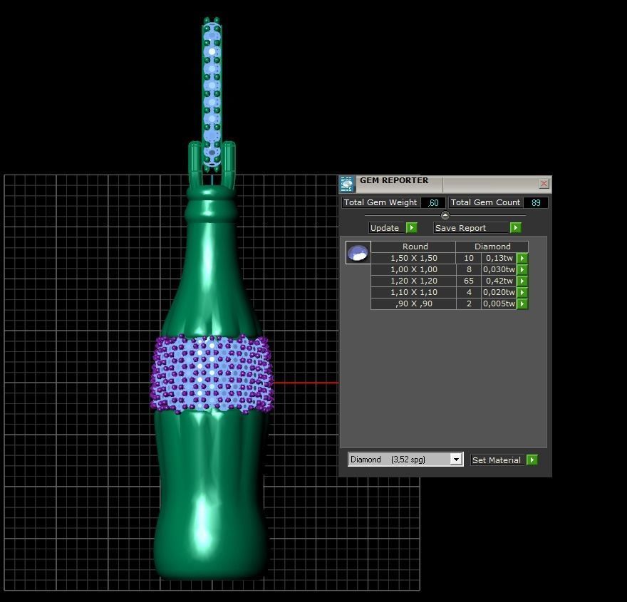 Coca Cola Pendant  3D print model_13