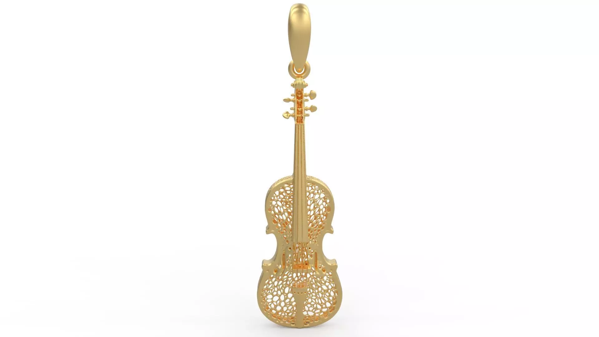 Violin Pendant 3D print model_0