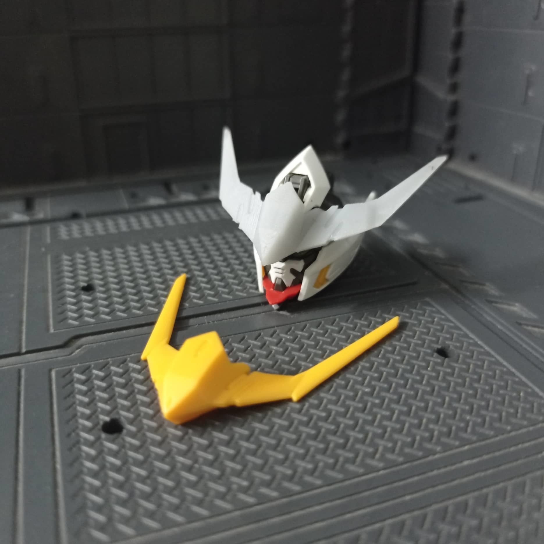 MG Gundam Barbatos almost anime accurate V Fin Free 3D print model_4
