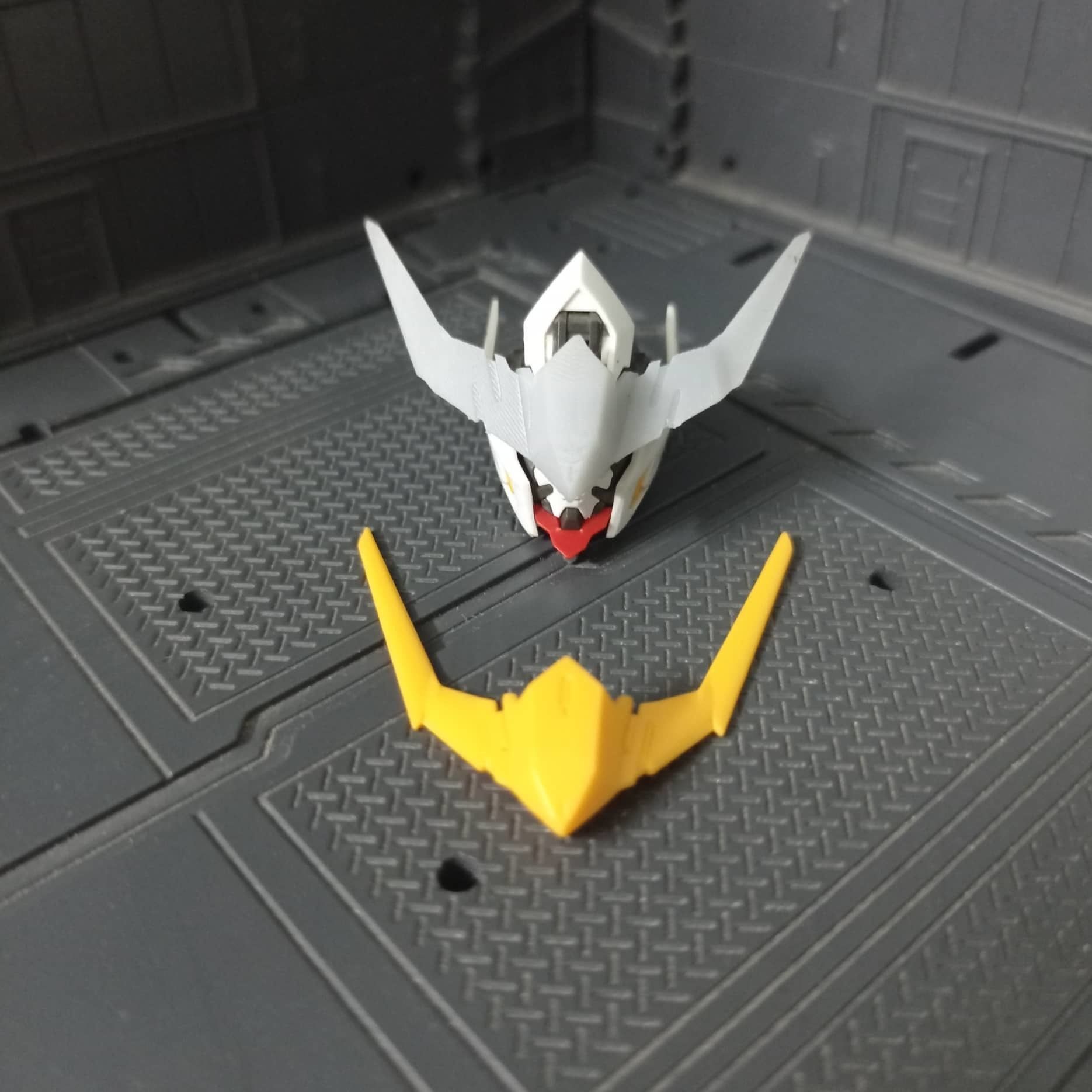 MG Gundam Barbatos almost anime accurate V Fin Free 3D print model_5