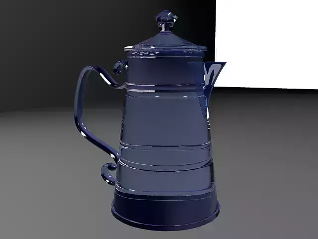 Teapot coffee pot 3D model