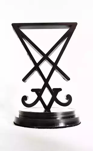 Sigil of Lucifer 3D print model