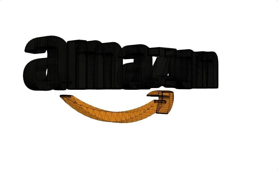 Amazone logo 3D model_5