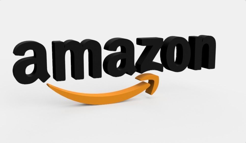 Amazone logo 3D model_1