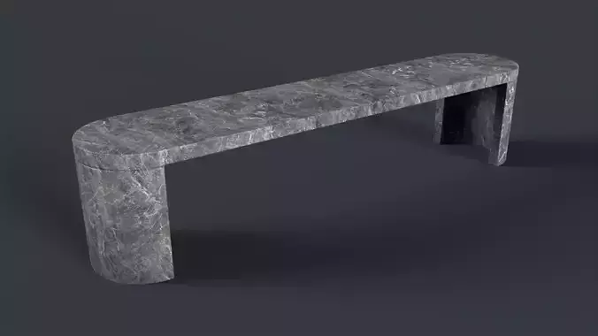 Modern Outdoor Bench 61 PBR Game Ready