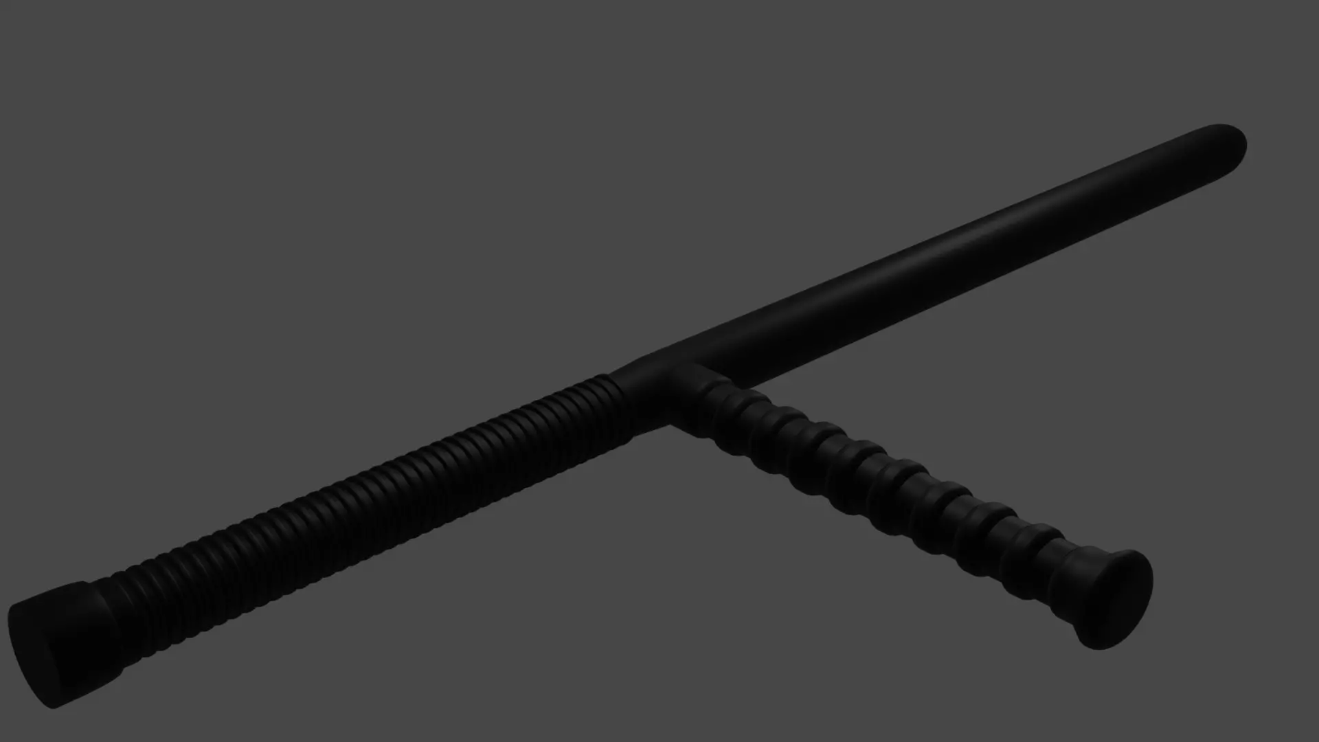 baton weapon melee Free low-poly 3D model