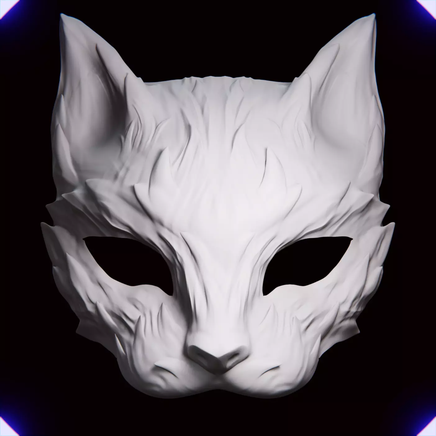 Cat Mask Mascara de Gato 3D print model_0