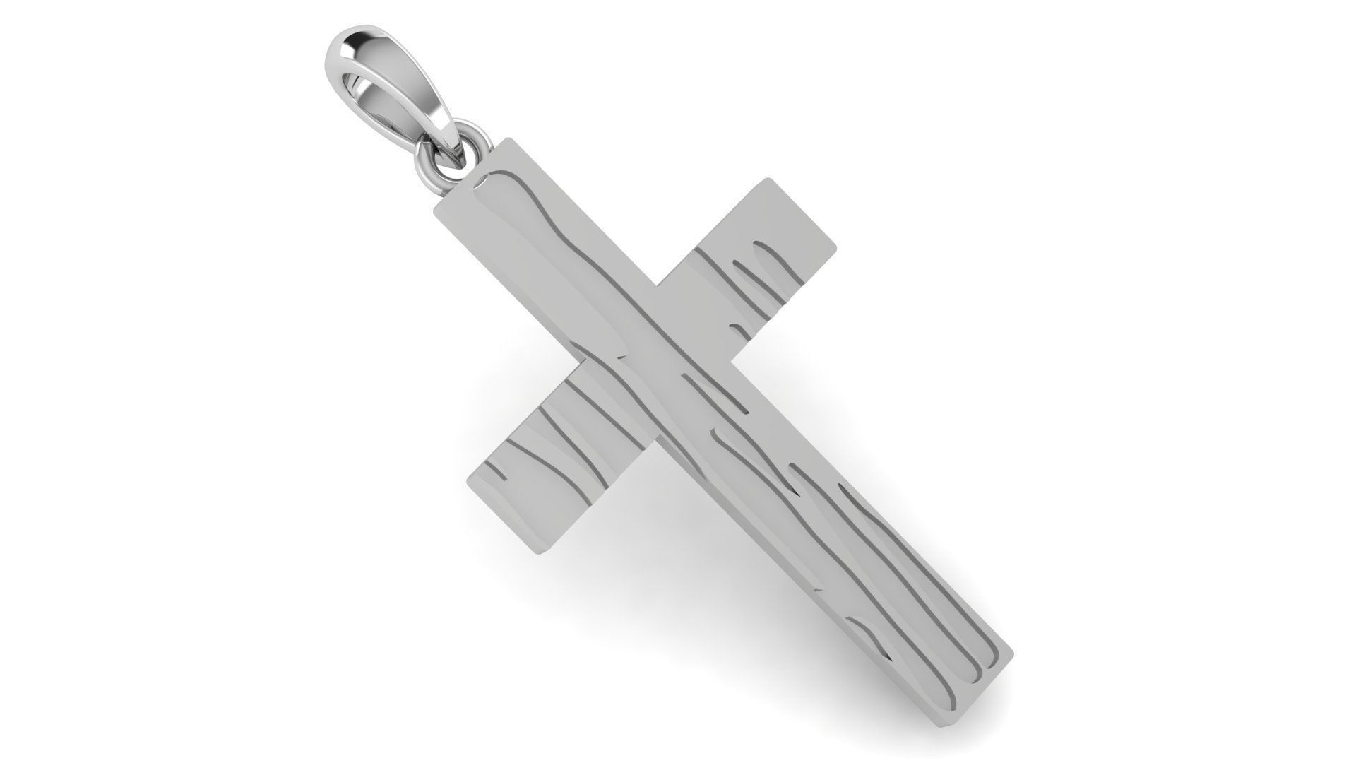 CROSS PENDANT CR205 3D print model_5