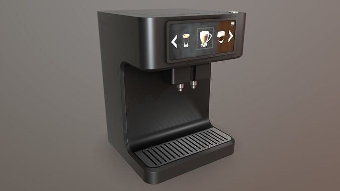 Coffe Machine Low-poly 3D model