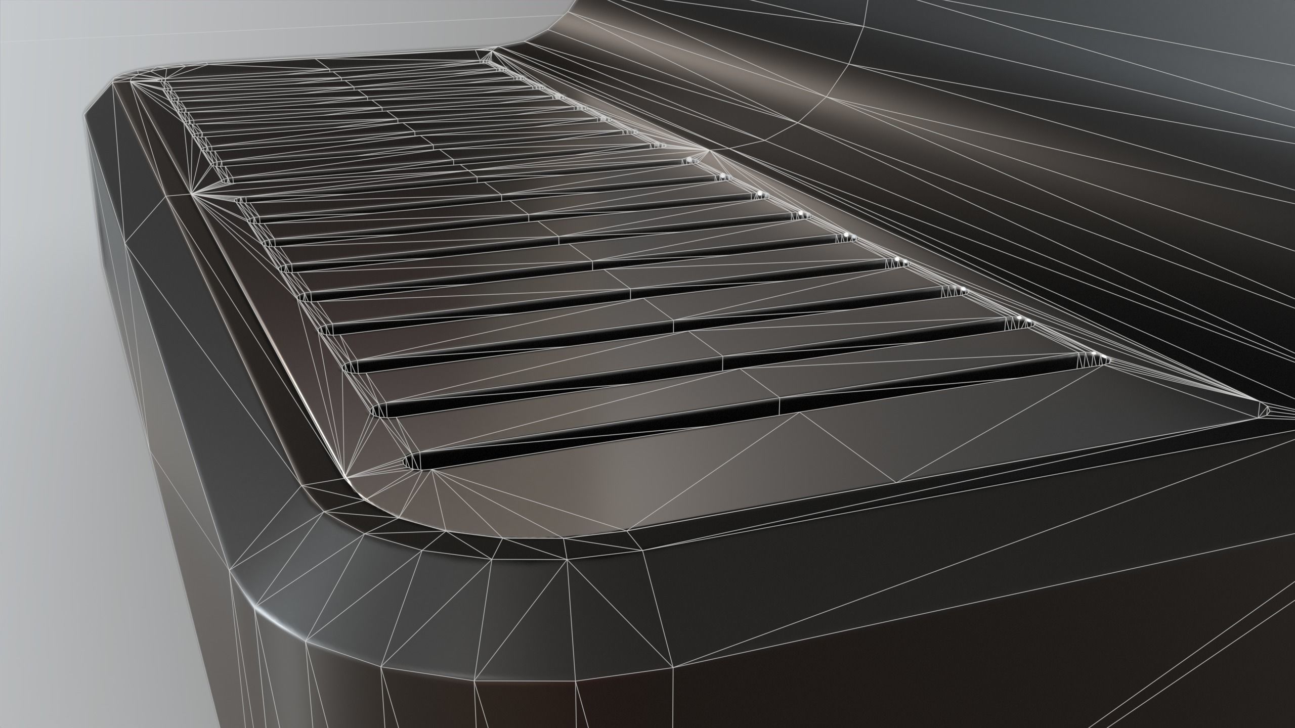 Coffe Machine Low-poly 3D model_8