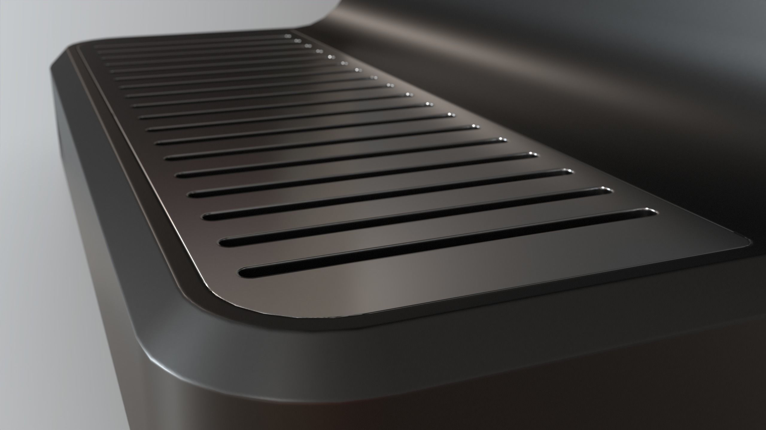 Coffe Machine Low-poly 3D model_7