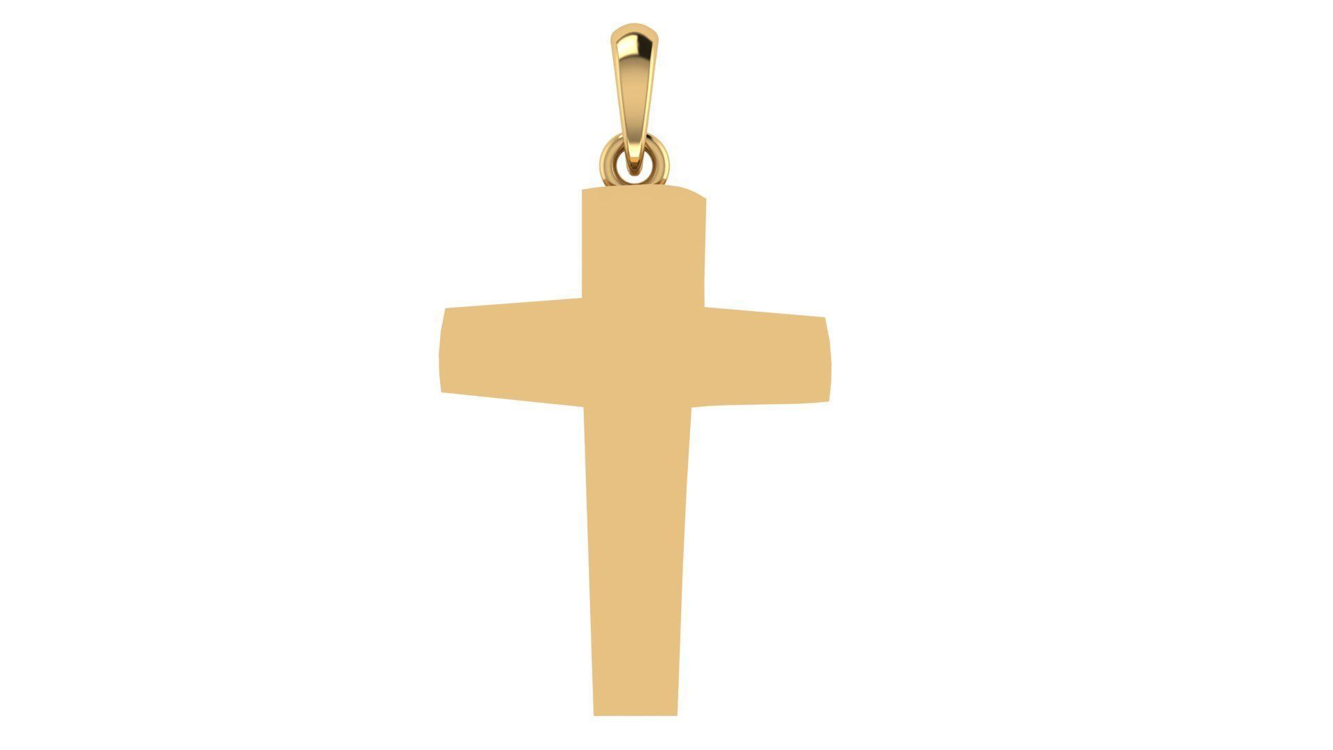 CROSS PENDANT CR206 3D print model_12