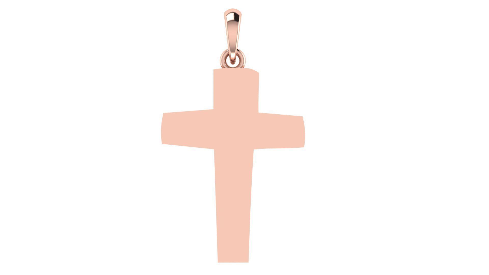 CROSS PENDANT CR206 3D print model_8