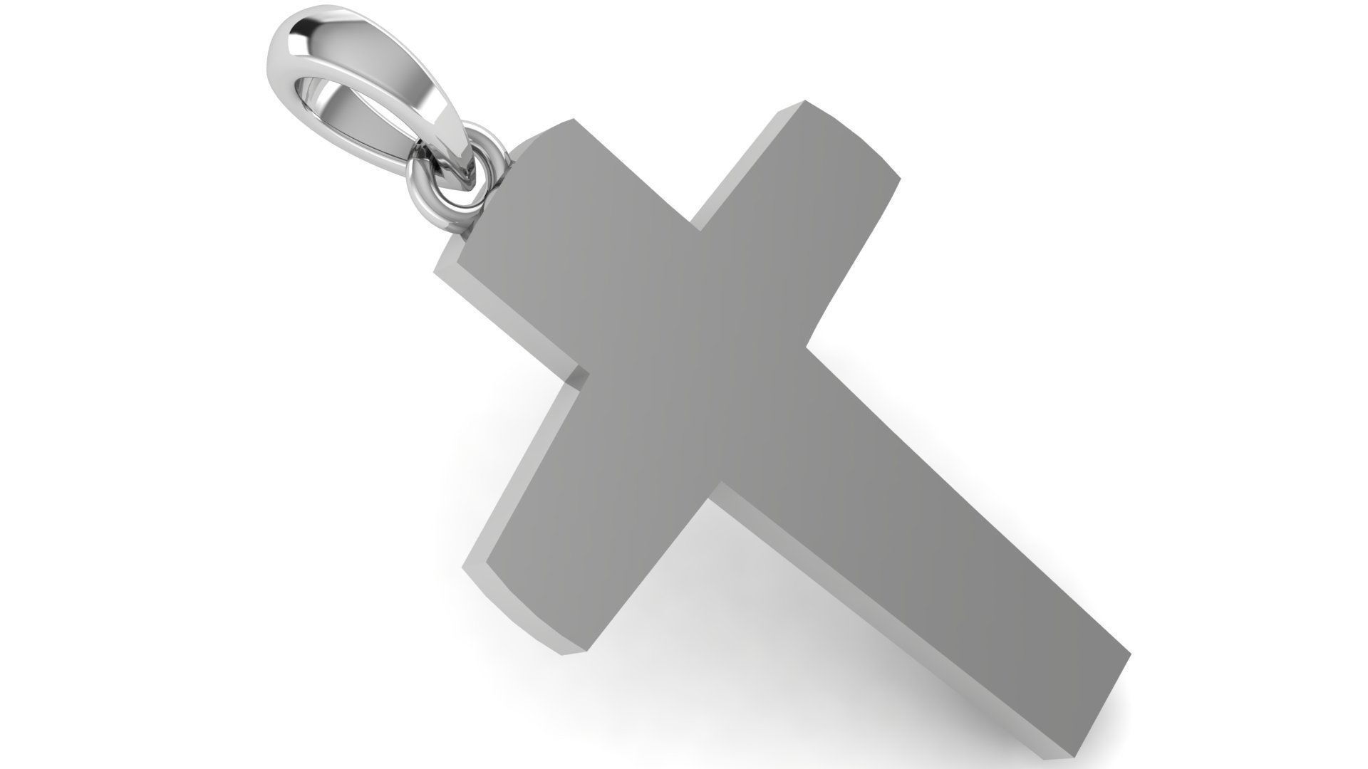 CROSS PENDANT CR206 3D print model_1