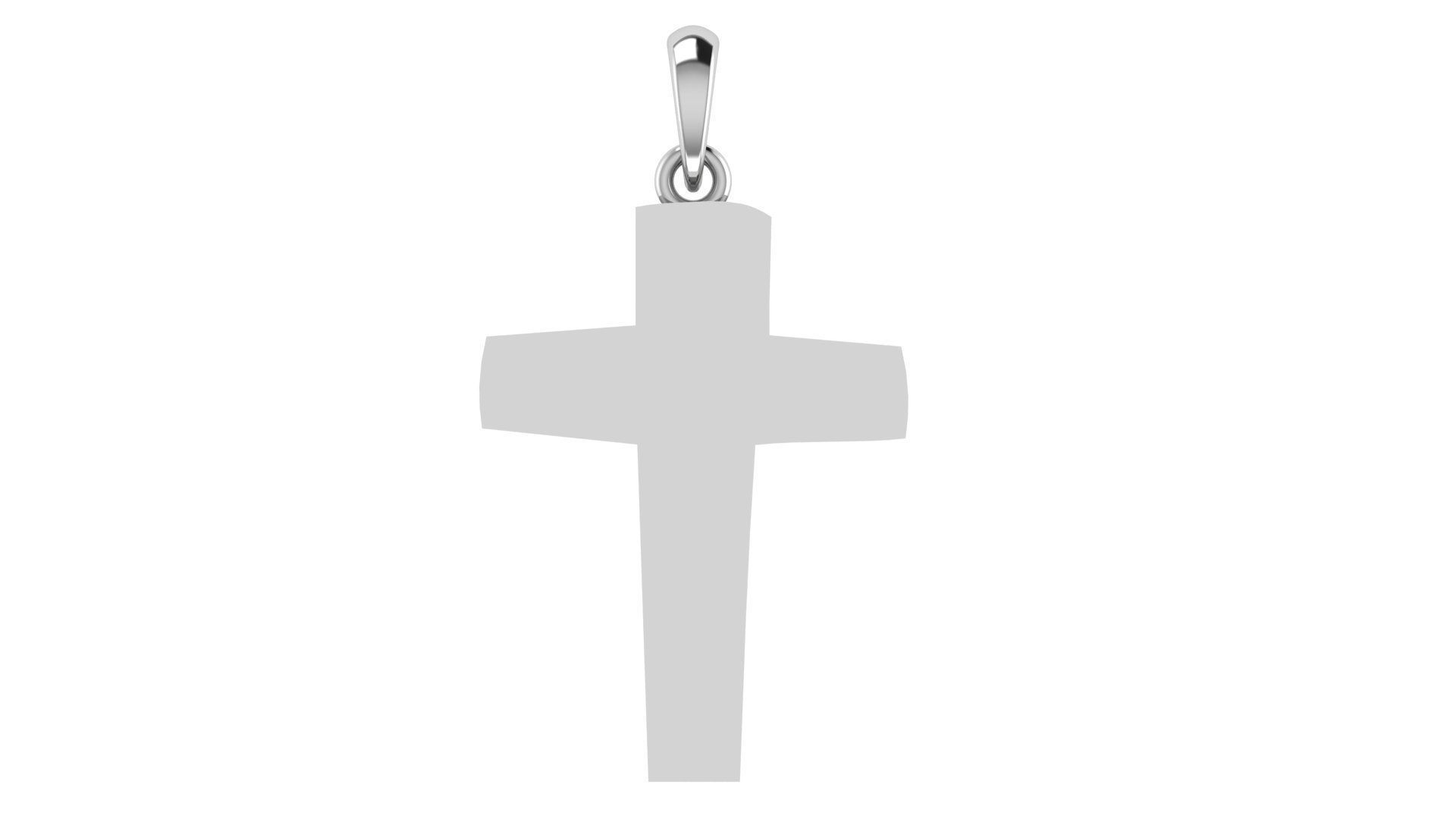 CROSS PENDANT CR206 3D print model_10