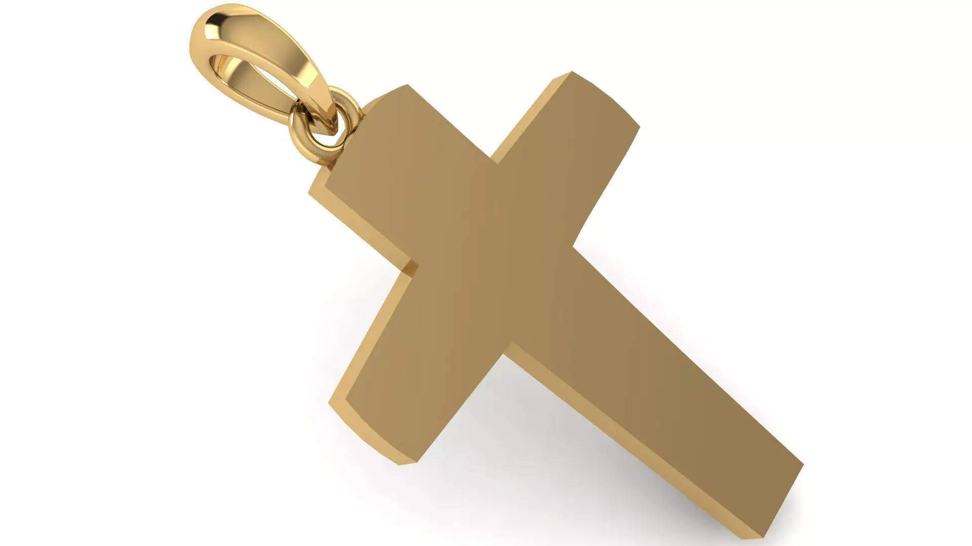 CROSS PENDANT CR206 3D print model_0