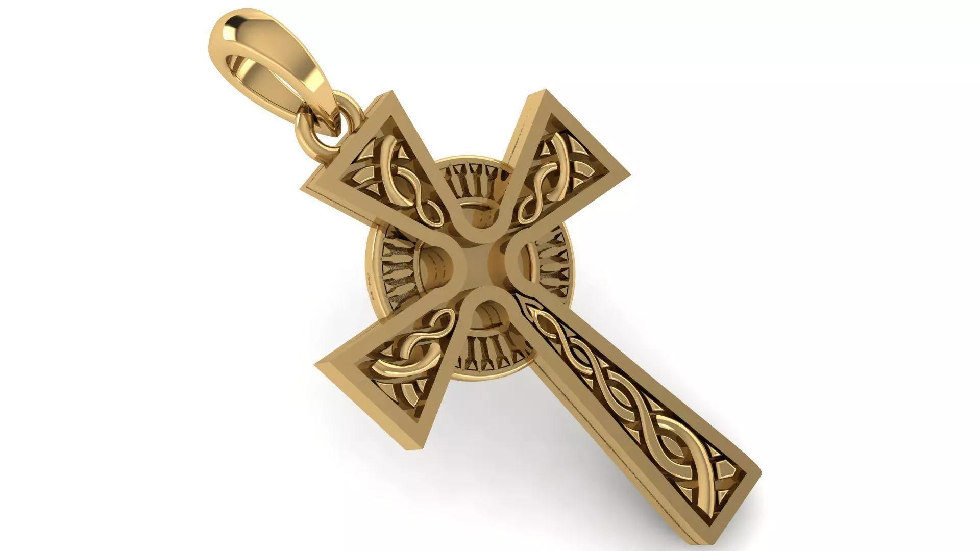 CROSS PENDANT CR208 3D print model_0