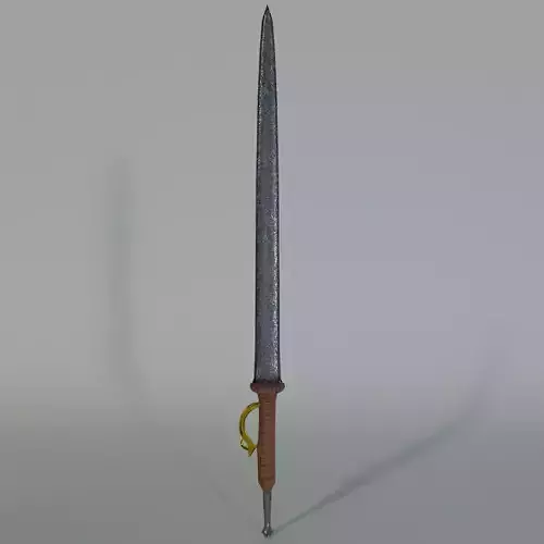 Low Poly Game Ready Stylized Sword