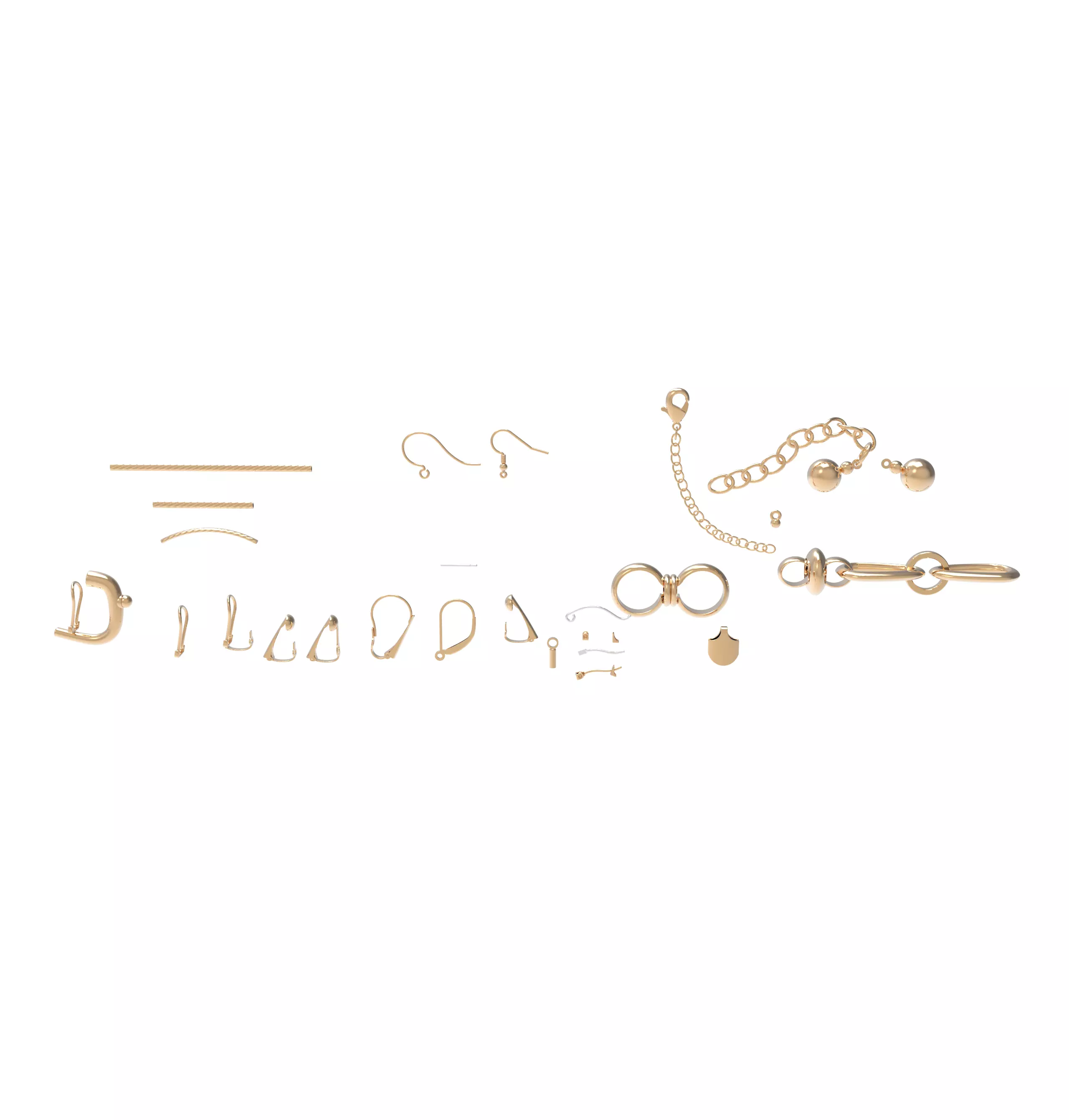 Jewelry design various source 3D print model_0