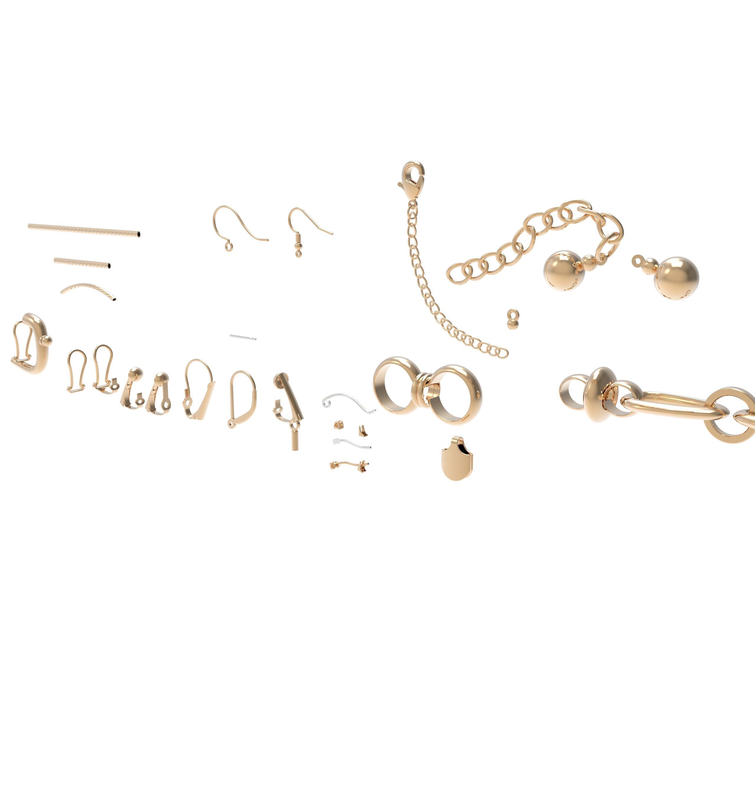 Jewelry design various source 3D print model_4