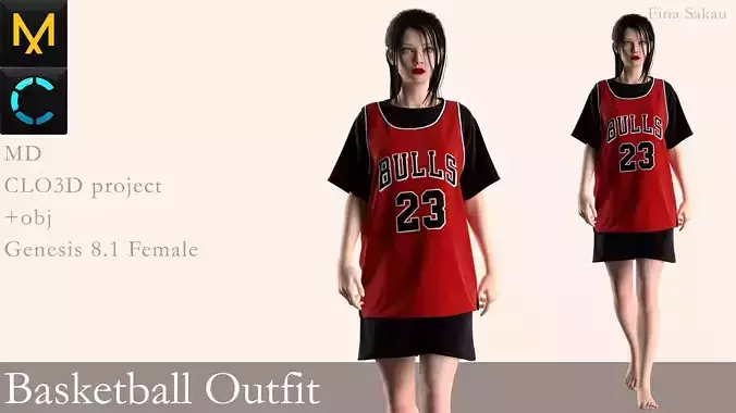Basketball Outfit Marvelous Designer