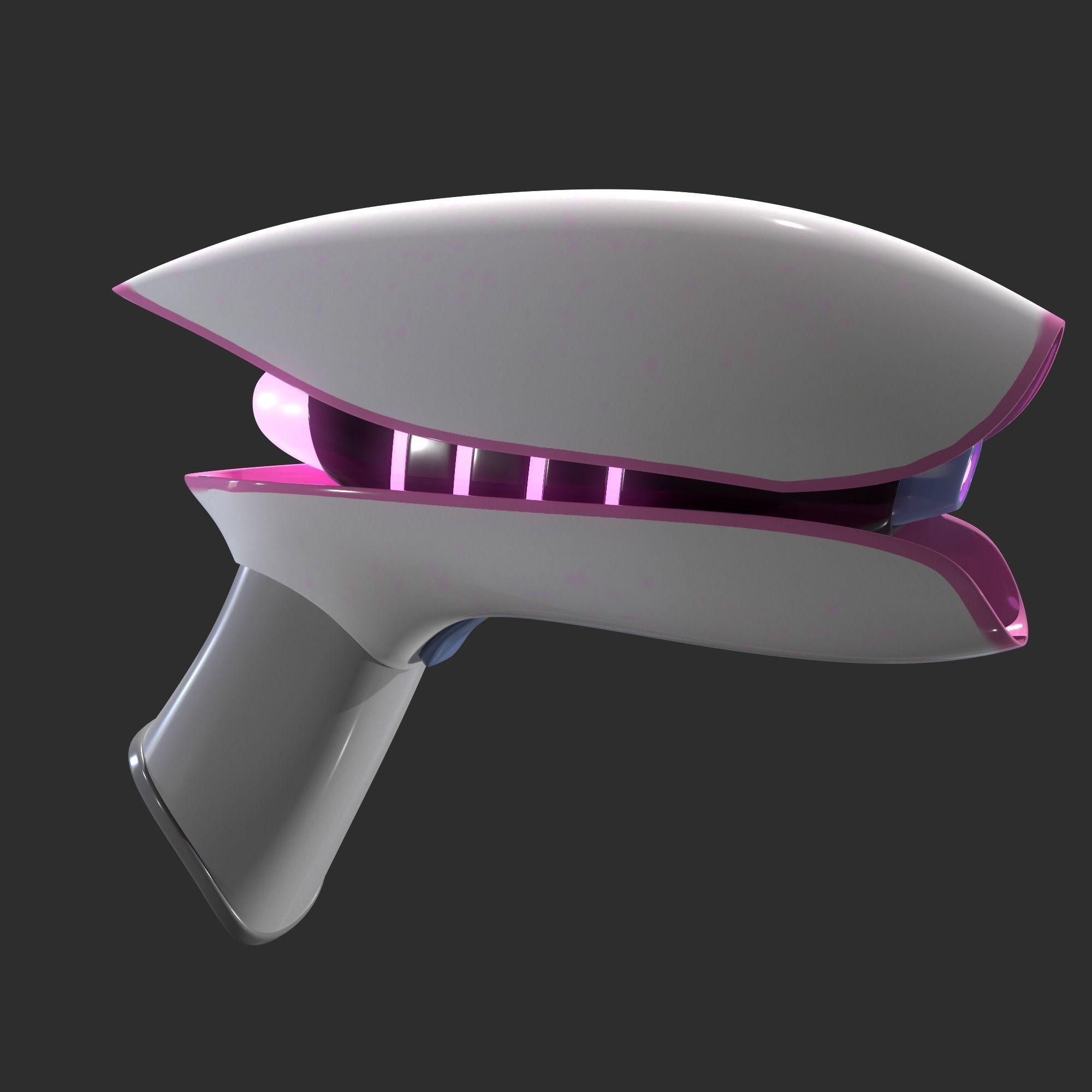 Portal Pistol Low-poly 3D model_1