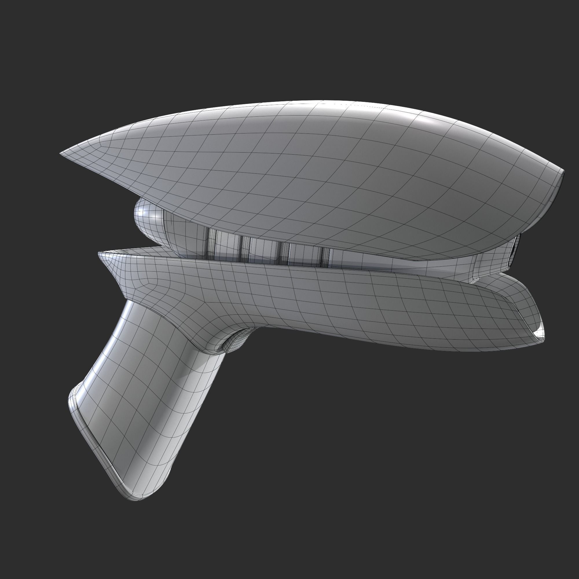 Portal Pistol Low-poly 3D model_6