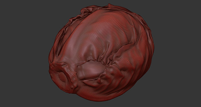 Cabbage 3D model 7