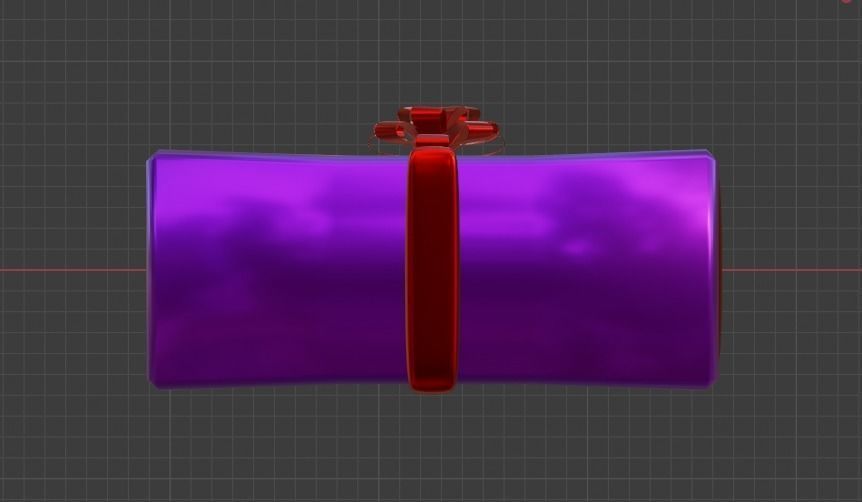 GIFT - THREE DIFFERENT DESIGNS Low-poly 3D model_7