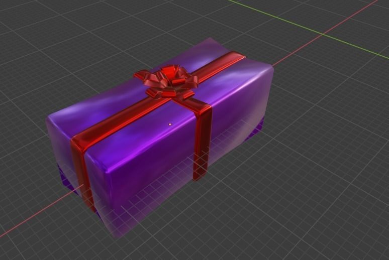 GIFT - THREE DIFFERENT DESIGNS Low-poly 3D model_8