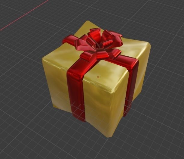 GIFT - THREE DIFFERENT DESIGNS Low-poly 3D model_5