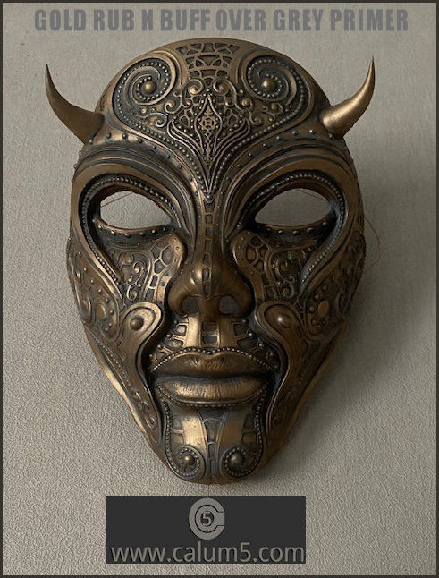 The Mask and free optional stand 3D print model_5