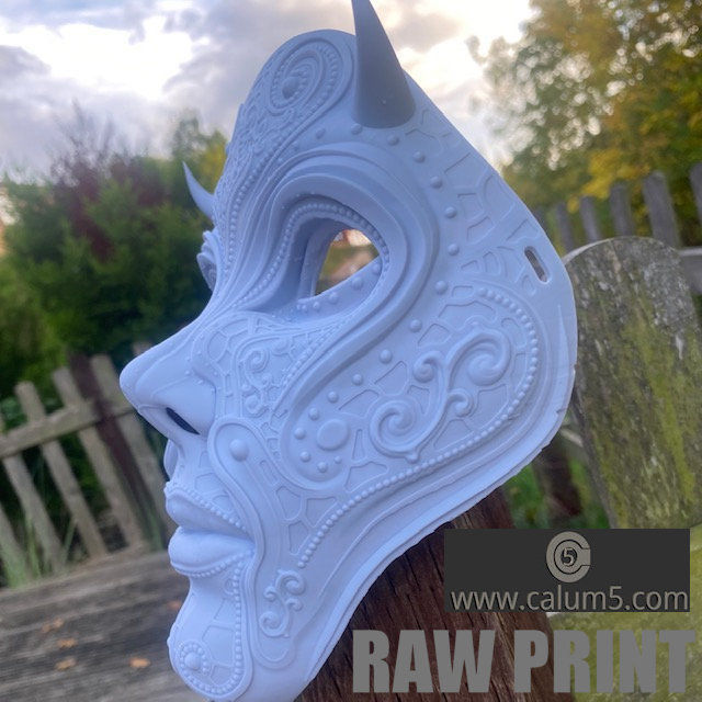 The Mask and free optional stand 3D print model_15