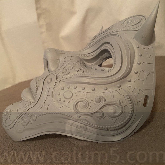 The Mask and free optional stand 3D print model_28