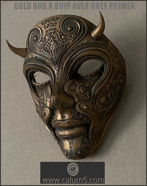The Mask and free optional stand 3D print model_4