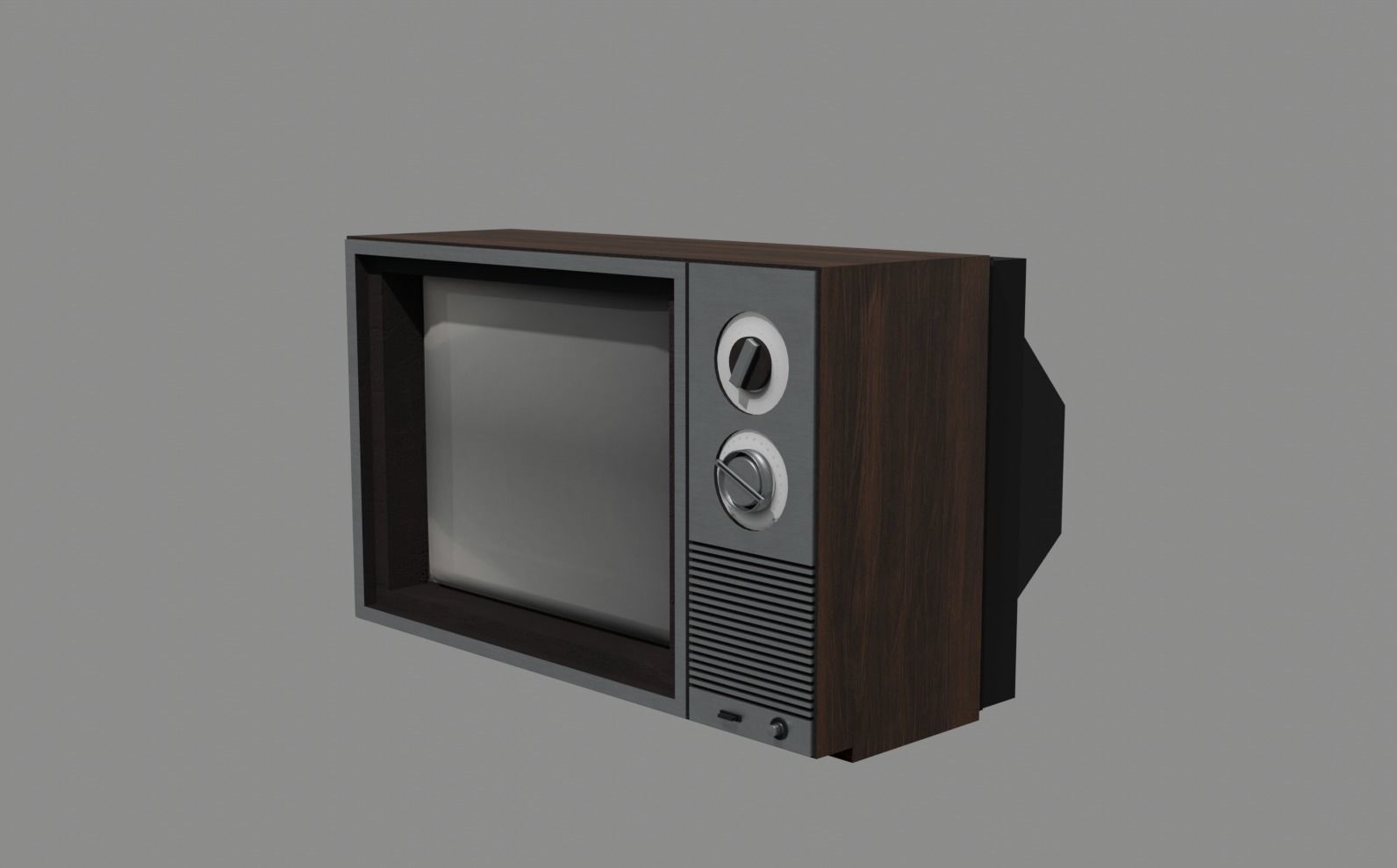 OLD VINTAGE SHARP 13LM16 TV 3D MODEL Free 3D model_2