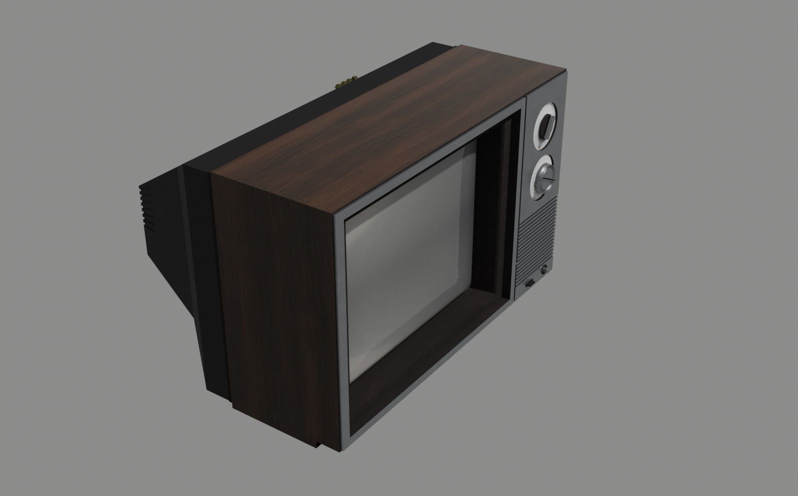 OLD VINTAGE SHARP 13LM16 TV 3D MODEL Free 3D model_3