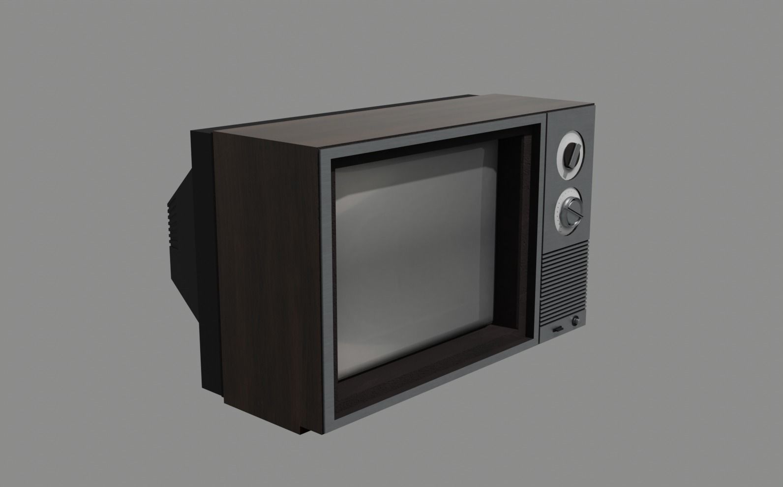 OLD VINTAGE SHARP 13LM16 TV 3D MODEL Free 3D model_7