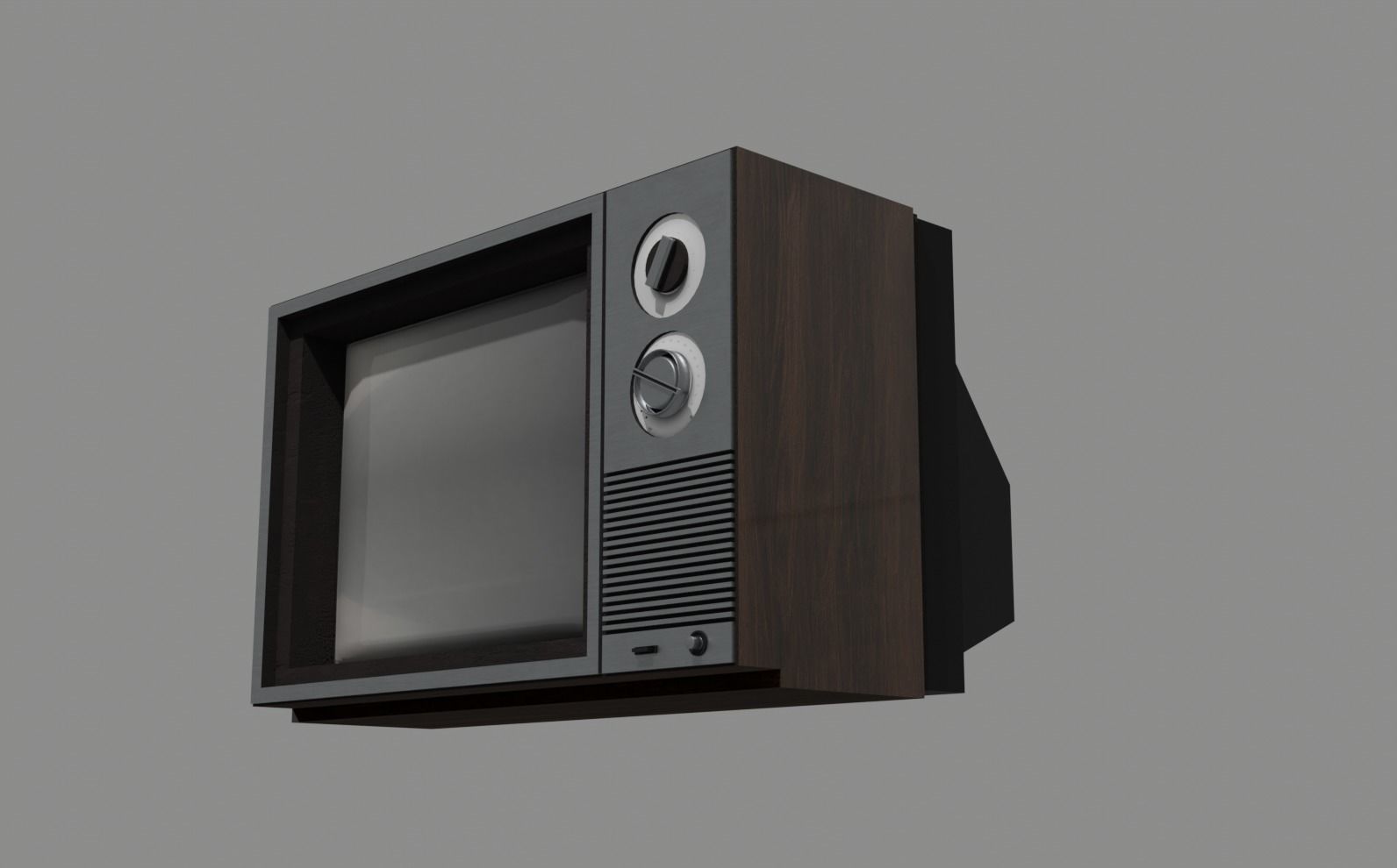 OLD VINTAGE SHARP 13LM16 TV 3D MODEL Free 3D model_6