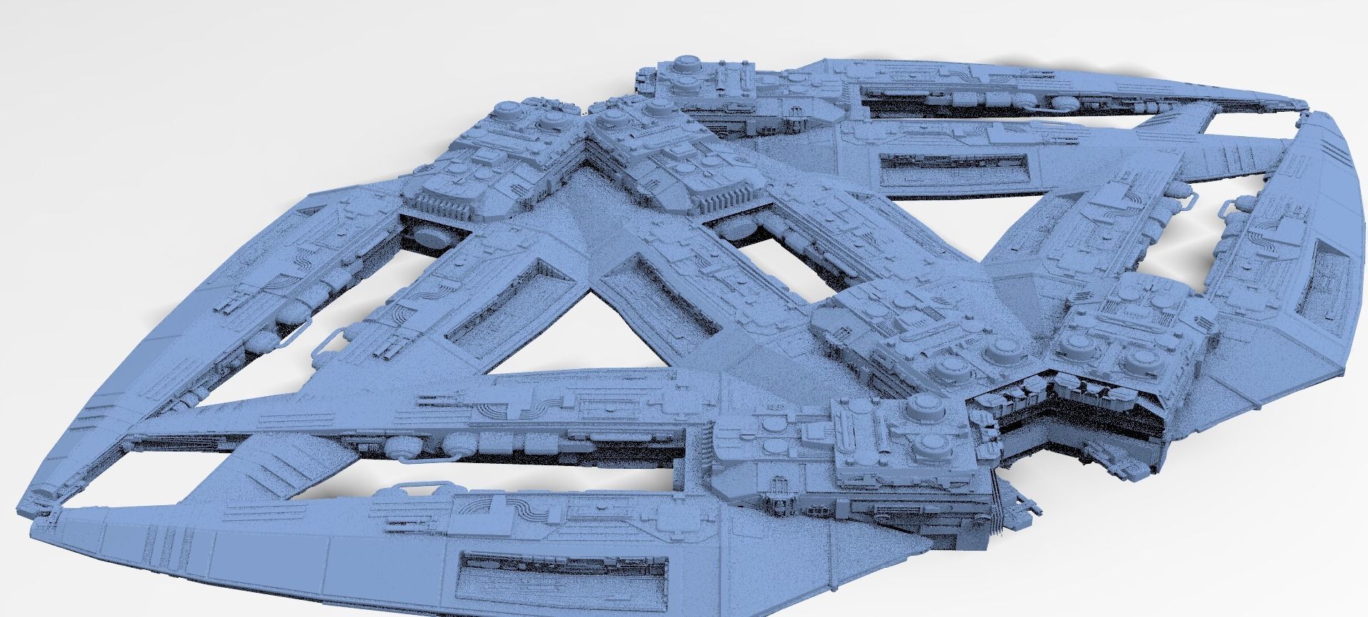 Sci-Fi City Labyrinth 1  3D model_1