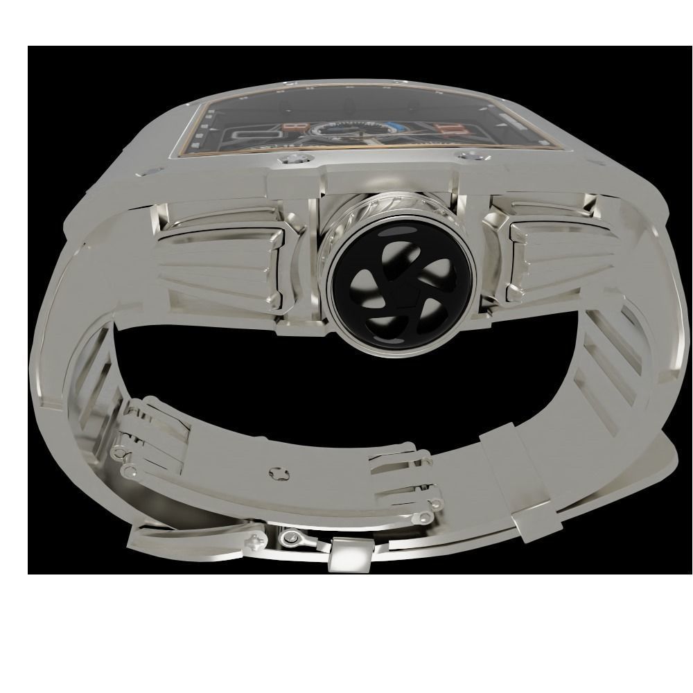 Richard Mille  watch 3d model 3D model_2