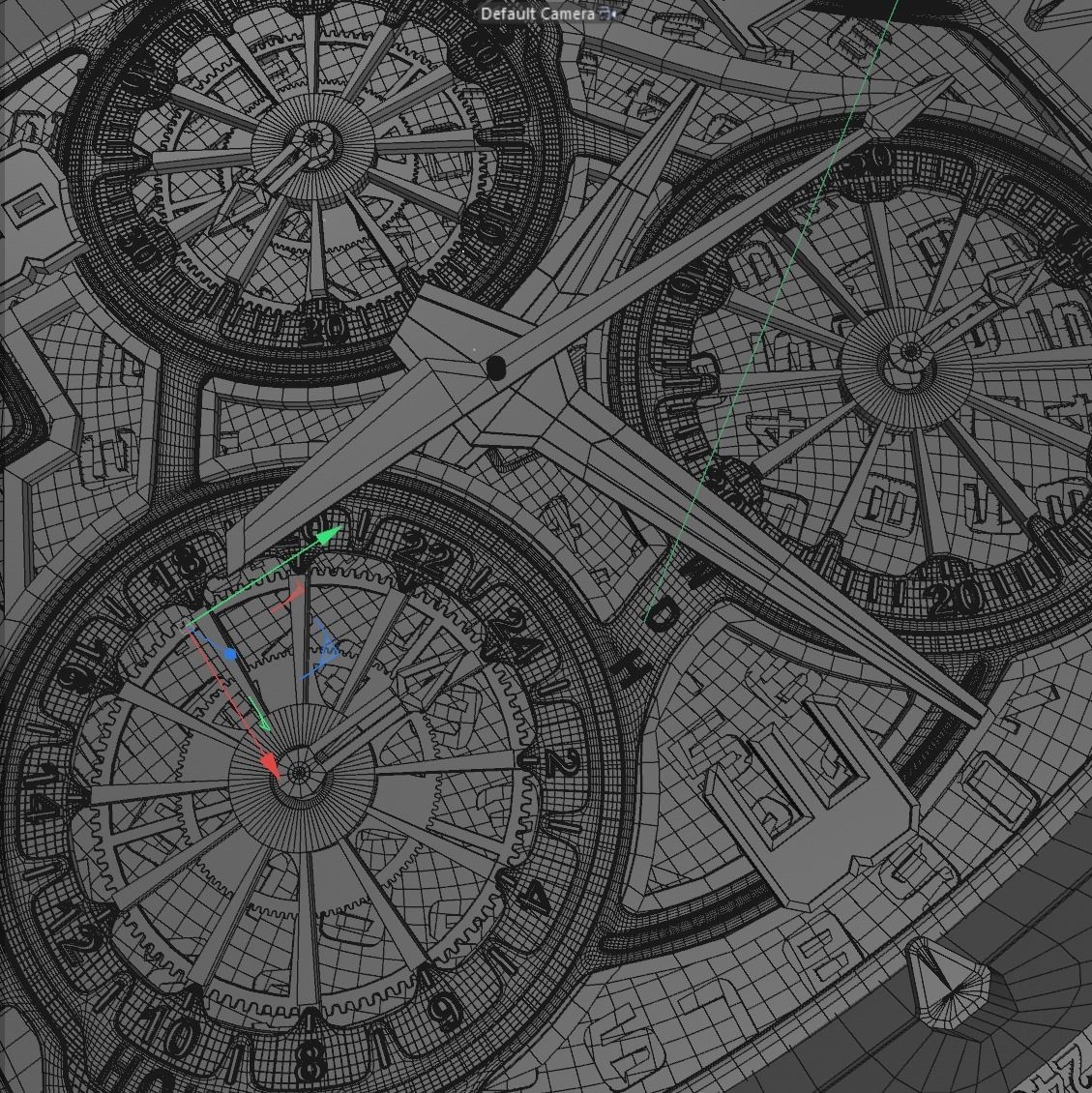 Richard Mille  watch 3d model 3D model_4