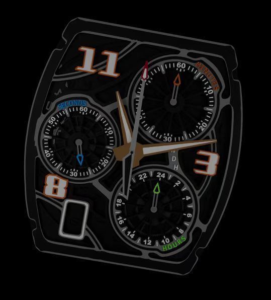 Richard Mille  watch 3d model 3D model_7