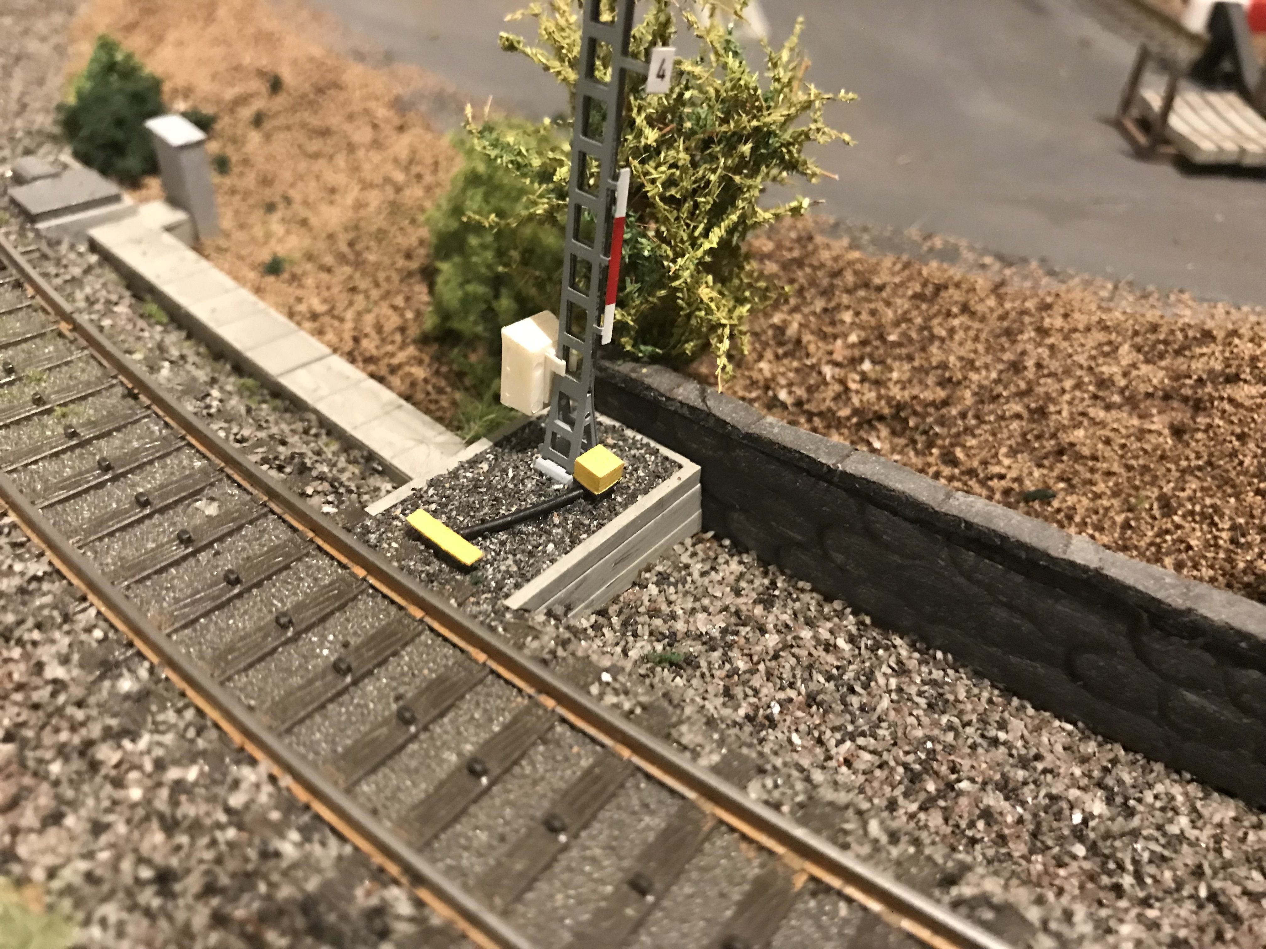 Set An der Schiene in H0 3D print model_1