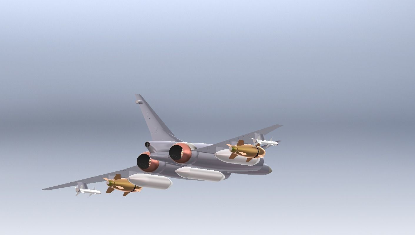 Military Plane 3D model_6