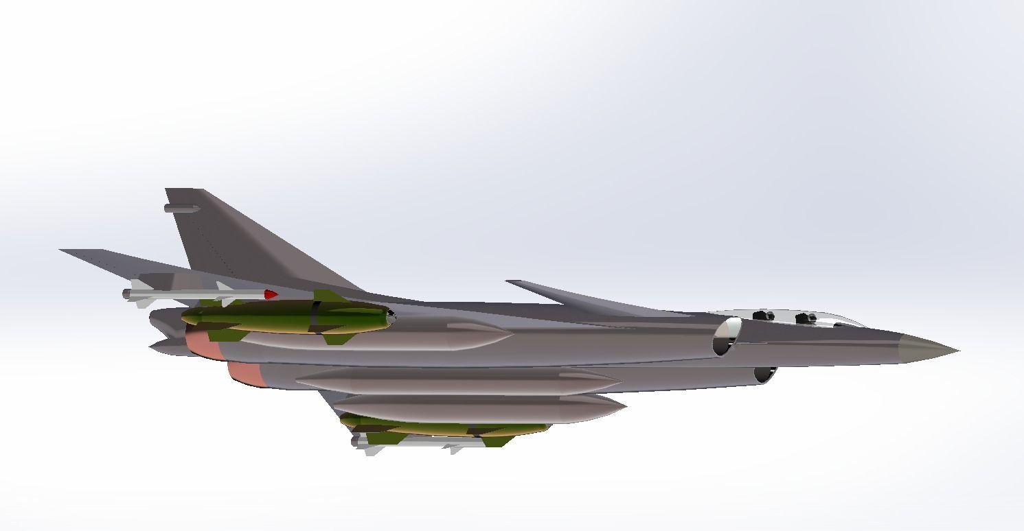 Military Plane 3D model_2